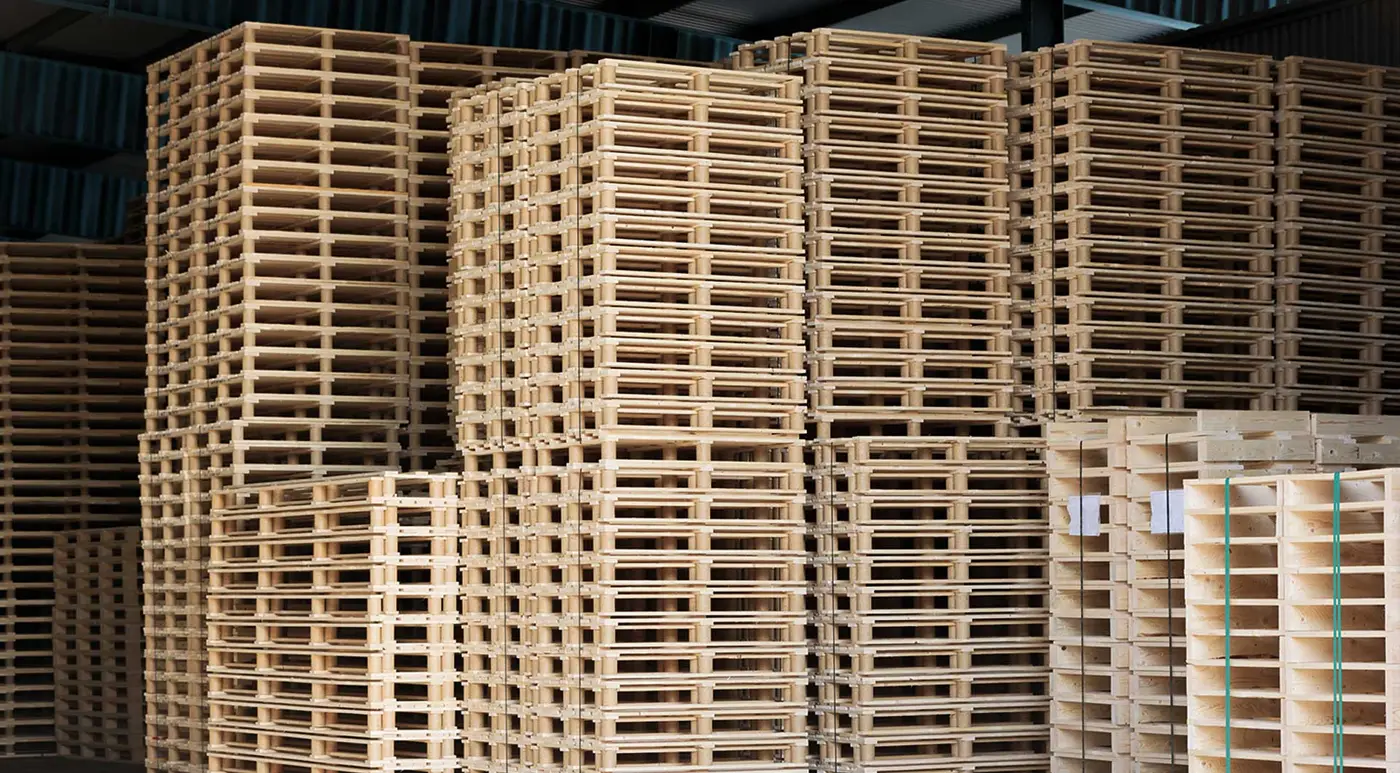 wooden pallets